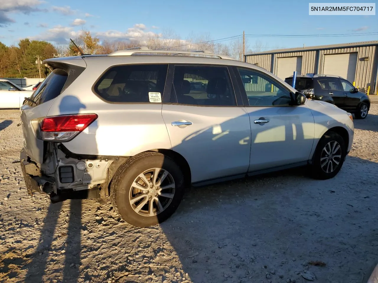 2015 Nissan Pathfinder S VIN: 5N1AR2MM5FC704717 Lot: 80205834