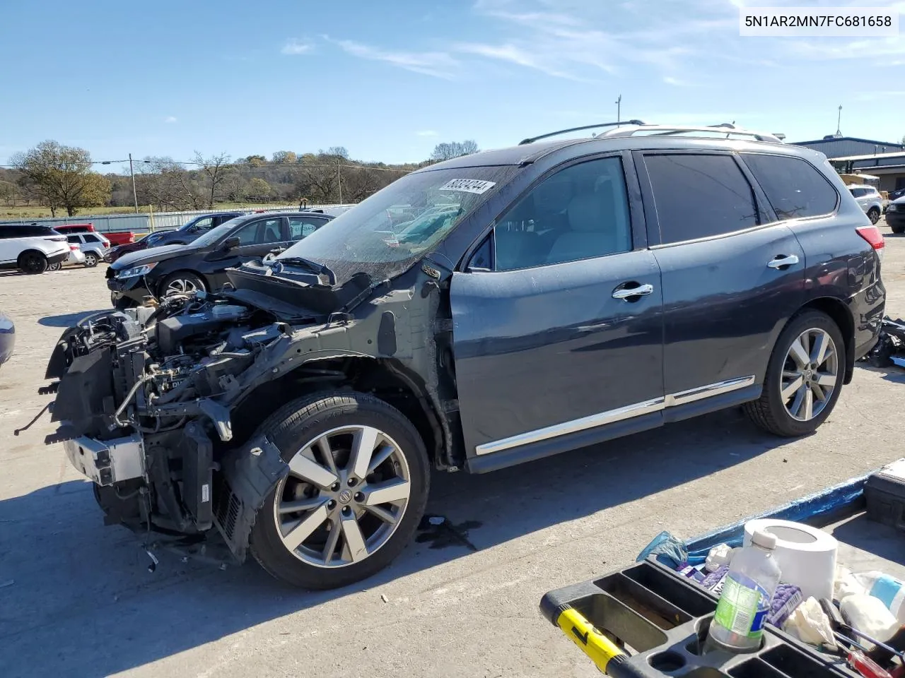 2015 Nissan Pathfinder S VIN: 5N1AR2MN7FC681658 Lot: 80324244