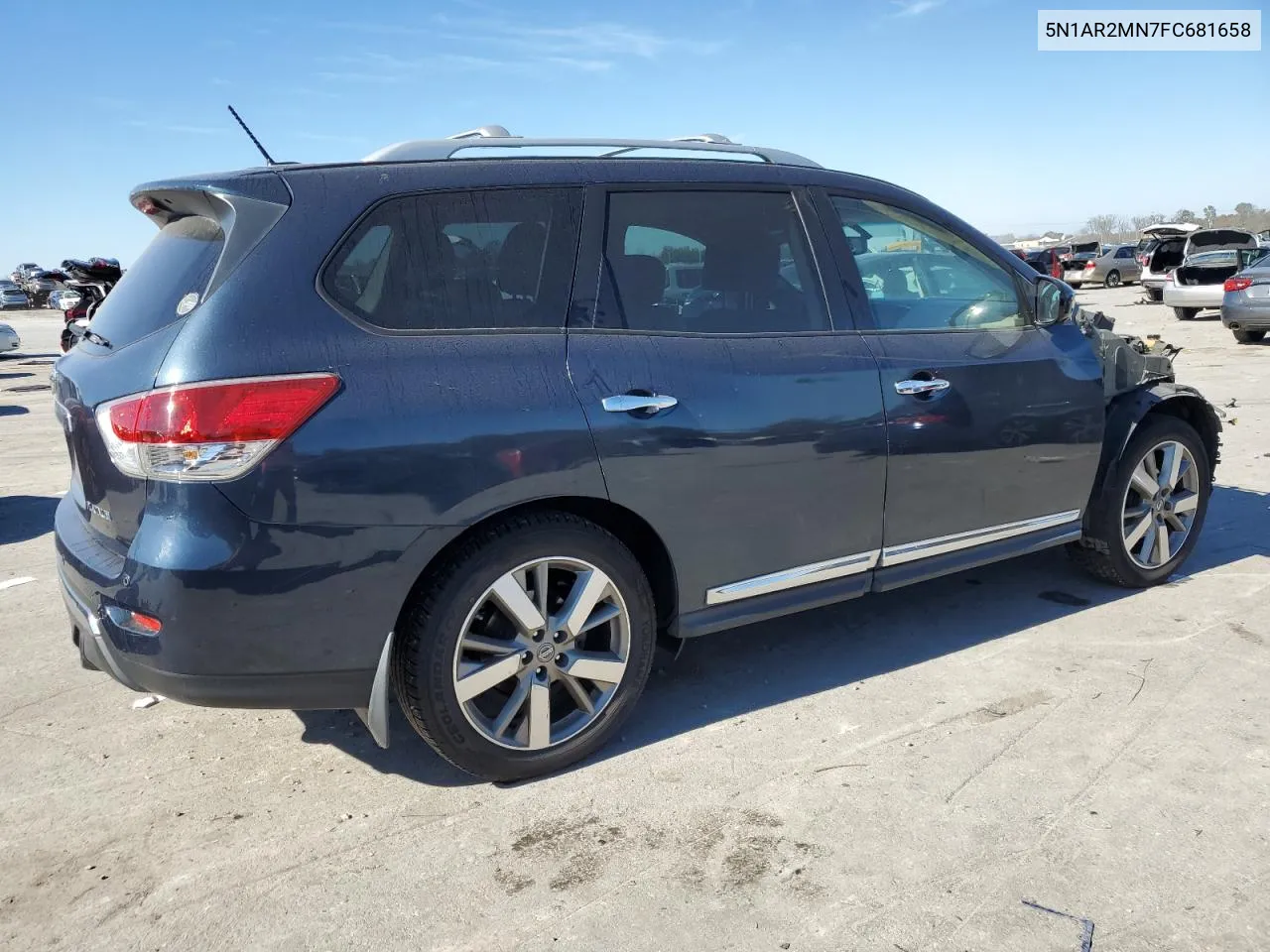 2015 Nissan Pathfinder S VIN: 5N1AR2MN7FC681658 Lot: 80324244