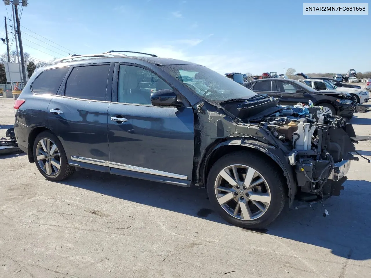 2015 Nissan Pathfinder S VIN: 5N1AR2MN7FC681658 Lot: 80324244