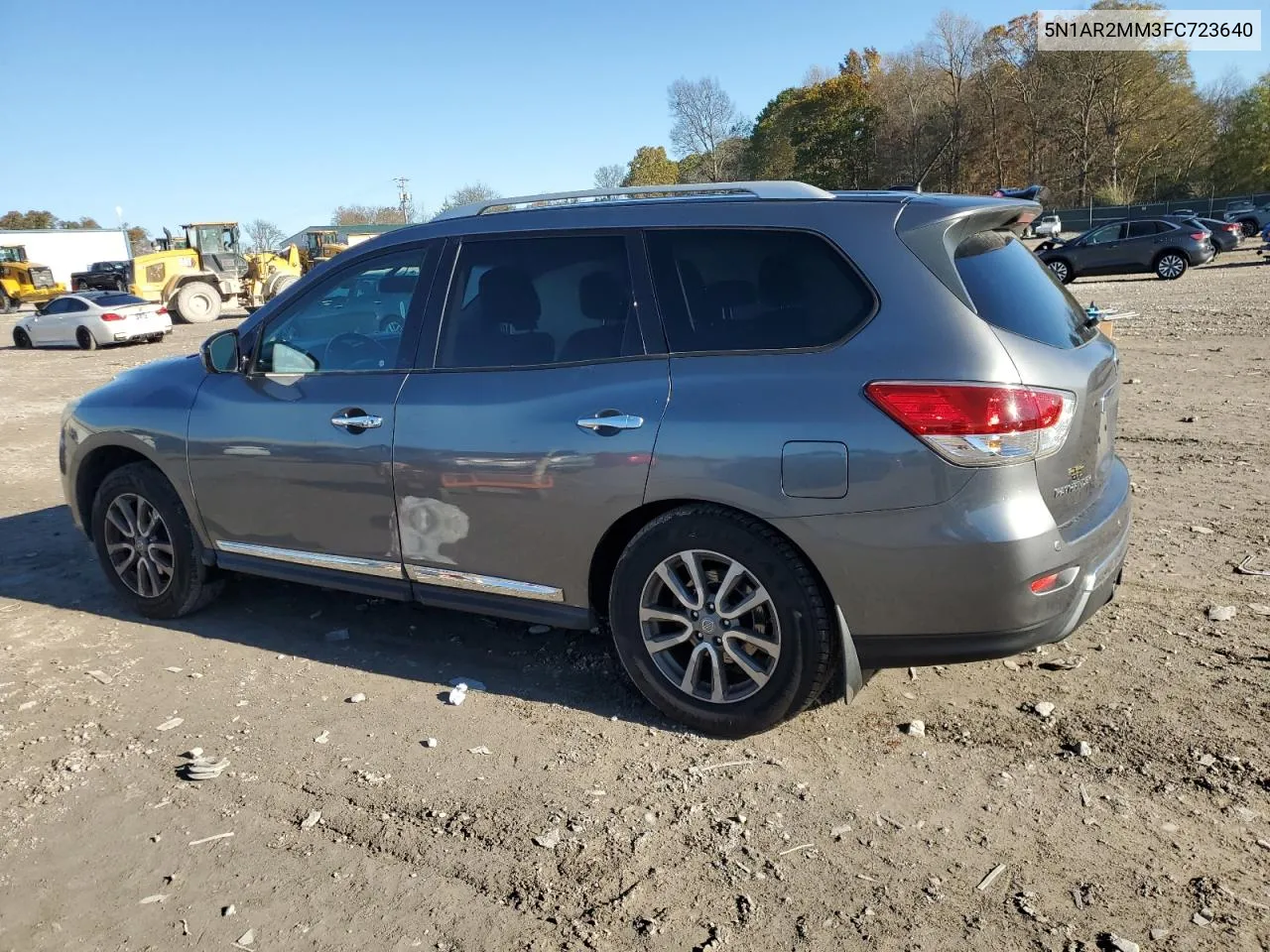 2015 Nissan Pathfinder S VIN: 5N1AR2MM3FC723640 Lot: 81004274