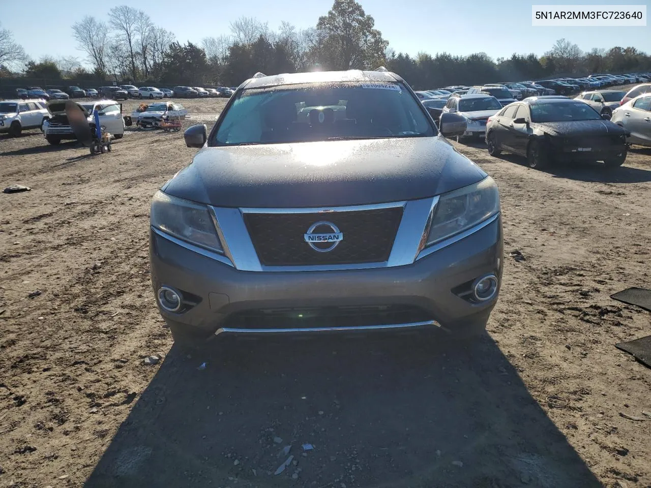 2015 Nissan Pathfinder S VIN: 5N1AR2MM3FC723640 Lot: 81004274