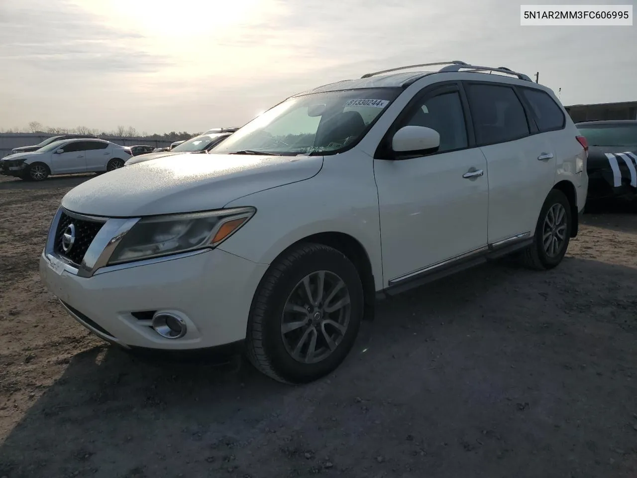 2015 Nissan Pathfinder S VIN: 5N1AR2MM3FC606995 Lot: 81330244