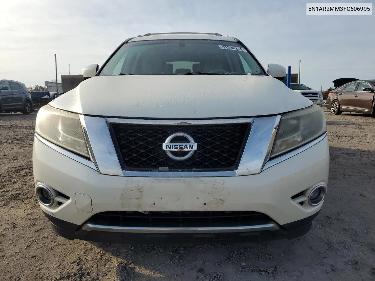 2015 Nissan Pathfinder S VIN: 5N1AR2MM3FC606995 Lot: 81330244