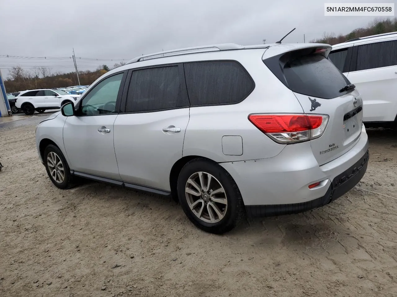 2015 Nissan Pathfinder S VIN: 5N1AR2MM4FC670558 Lot: 81628544