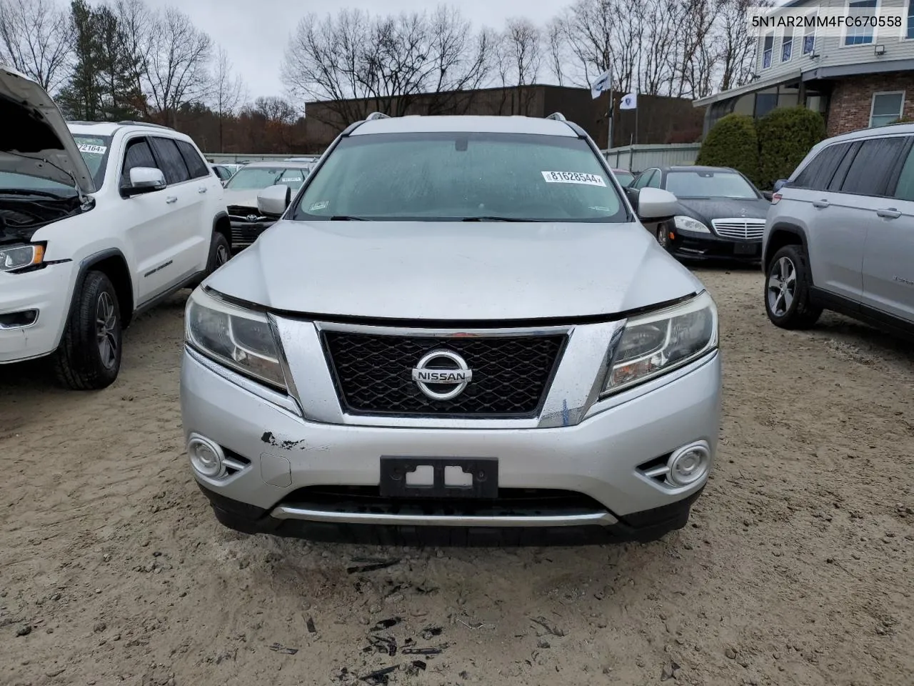 2015 Nissan Pathfinder S VIN: 5N1AR2MM4FC670558 Lot: 81628544