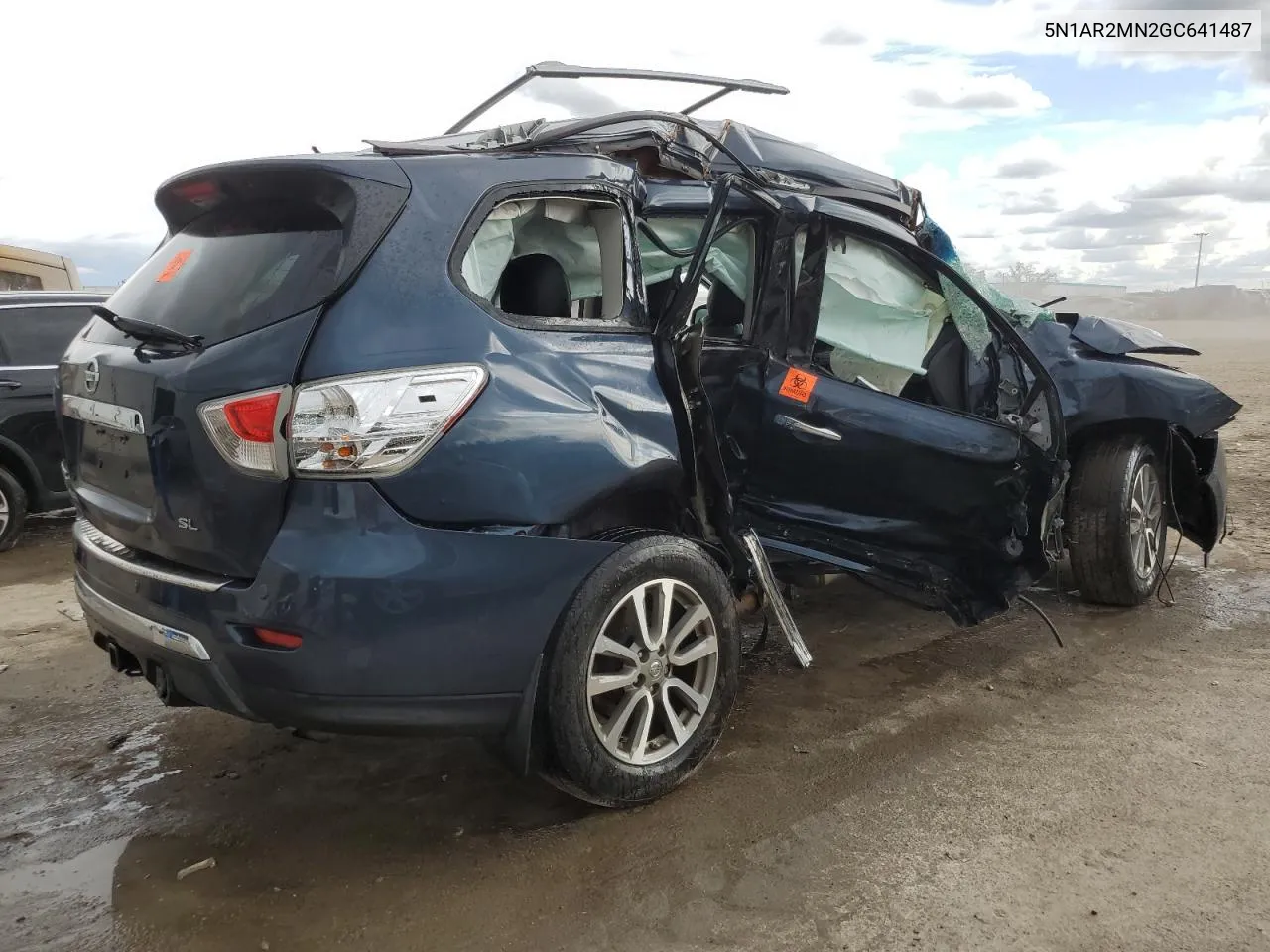 2016 Nissan Pathfinder S VIN: 5N1AR2MN2GC641487 Lot: 39854814