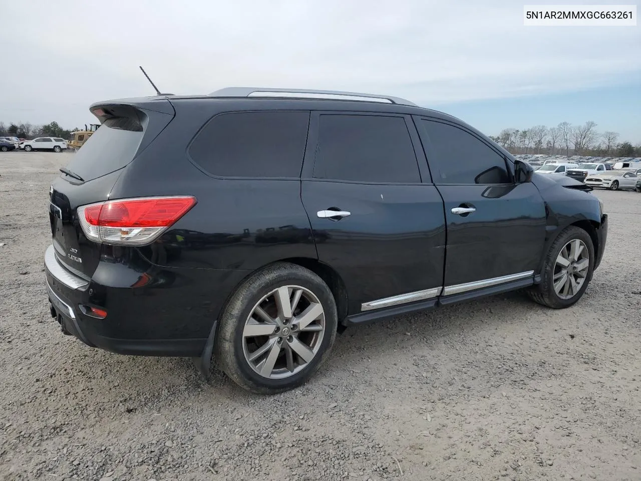 2016 Nissan Pathfinder S VIN: 5N1AR2MMXGC663261 Lot: 40098664