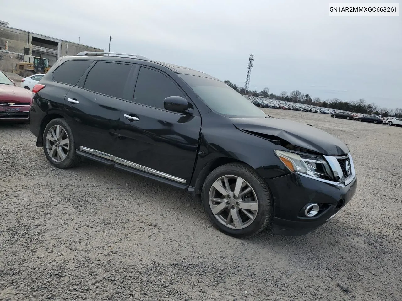 2016 Nissan Pathfinder S VIN: 5N1AR2MMXGC663261 Lot: 40098664