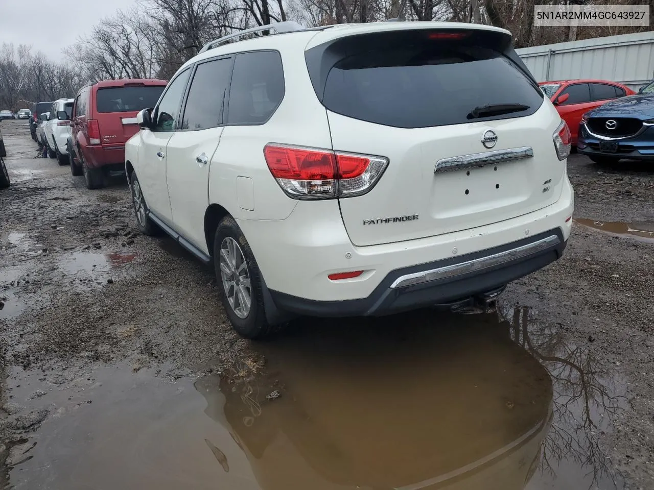 2016 Nissan Pathfinder S VIN: 5N1AR2MM4GC643927 Lot: 40368964