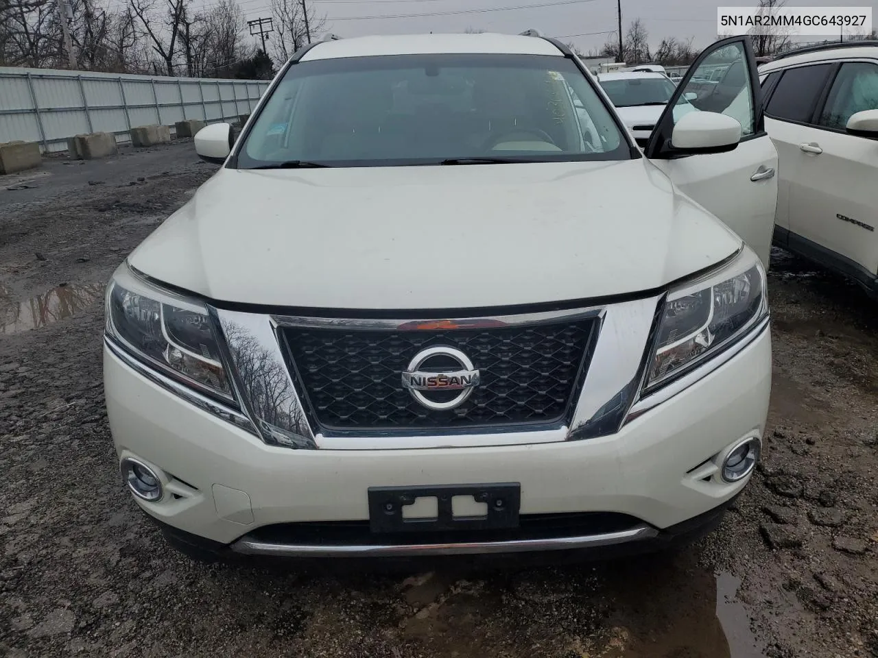 2016 Nissan Pathfinder S VIN: 5N1AR2MM4GC643927 Lot: 40368964