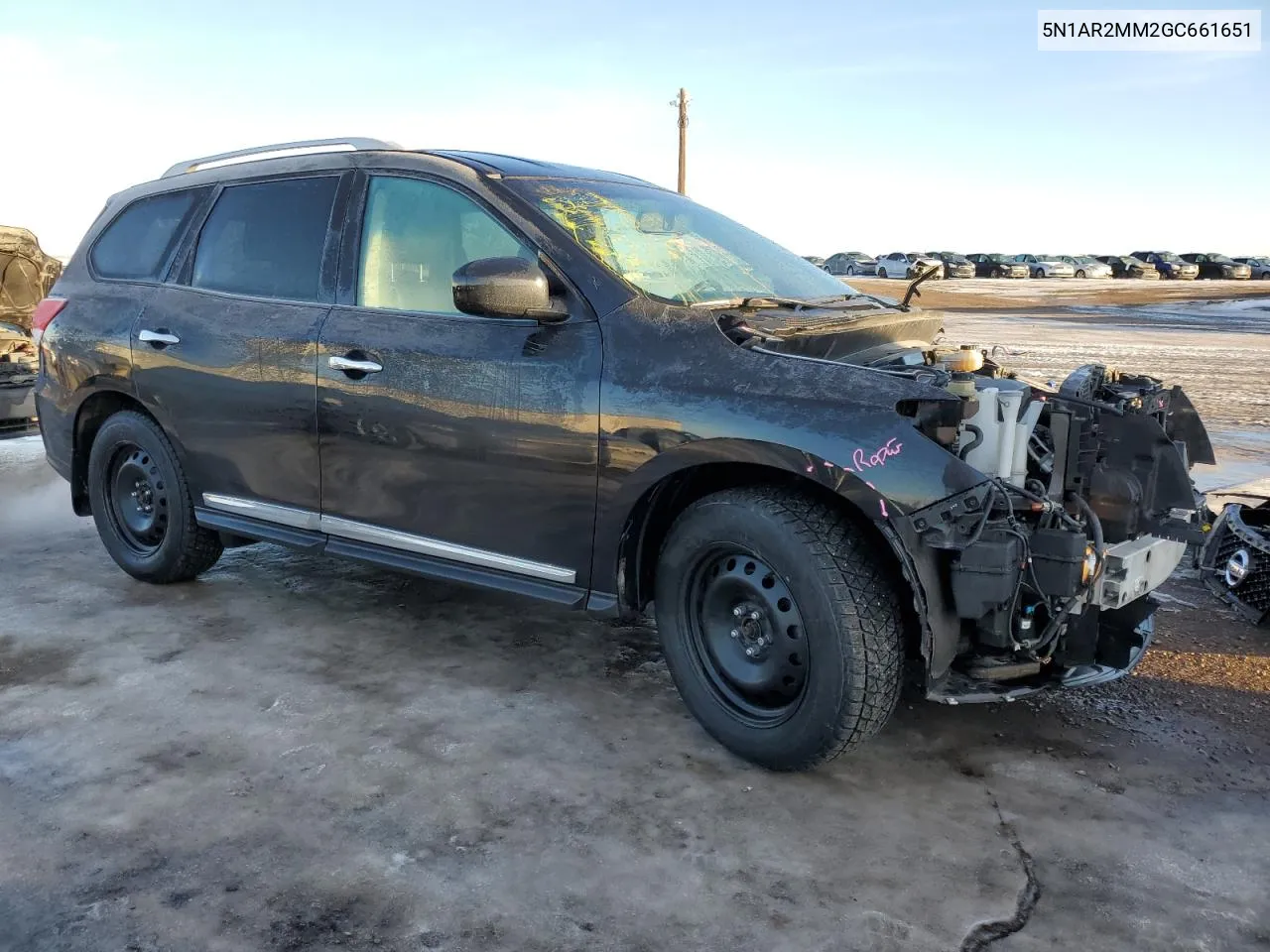 2016 Nissan Pathfinder S VIN: 5N1AR2MM2GC661651 Lot: 40843664