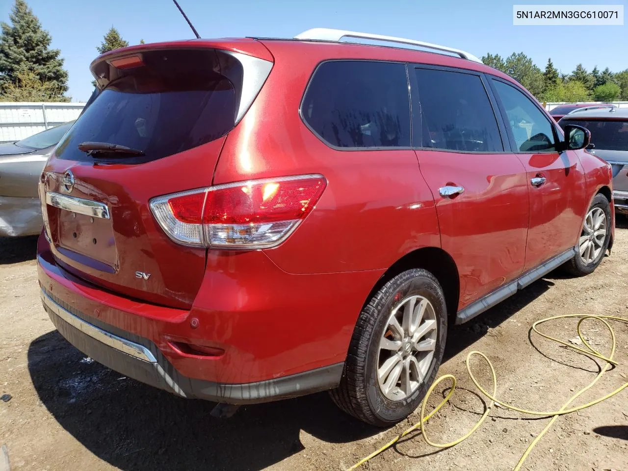 2016 Nissan Pathfinder S VIN: 5N1AR2MN3GC610071 Lot: 52951614