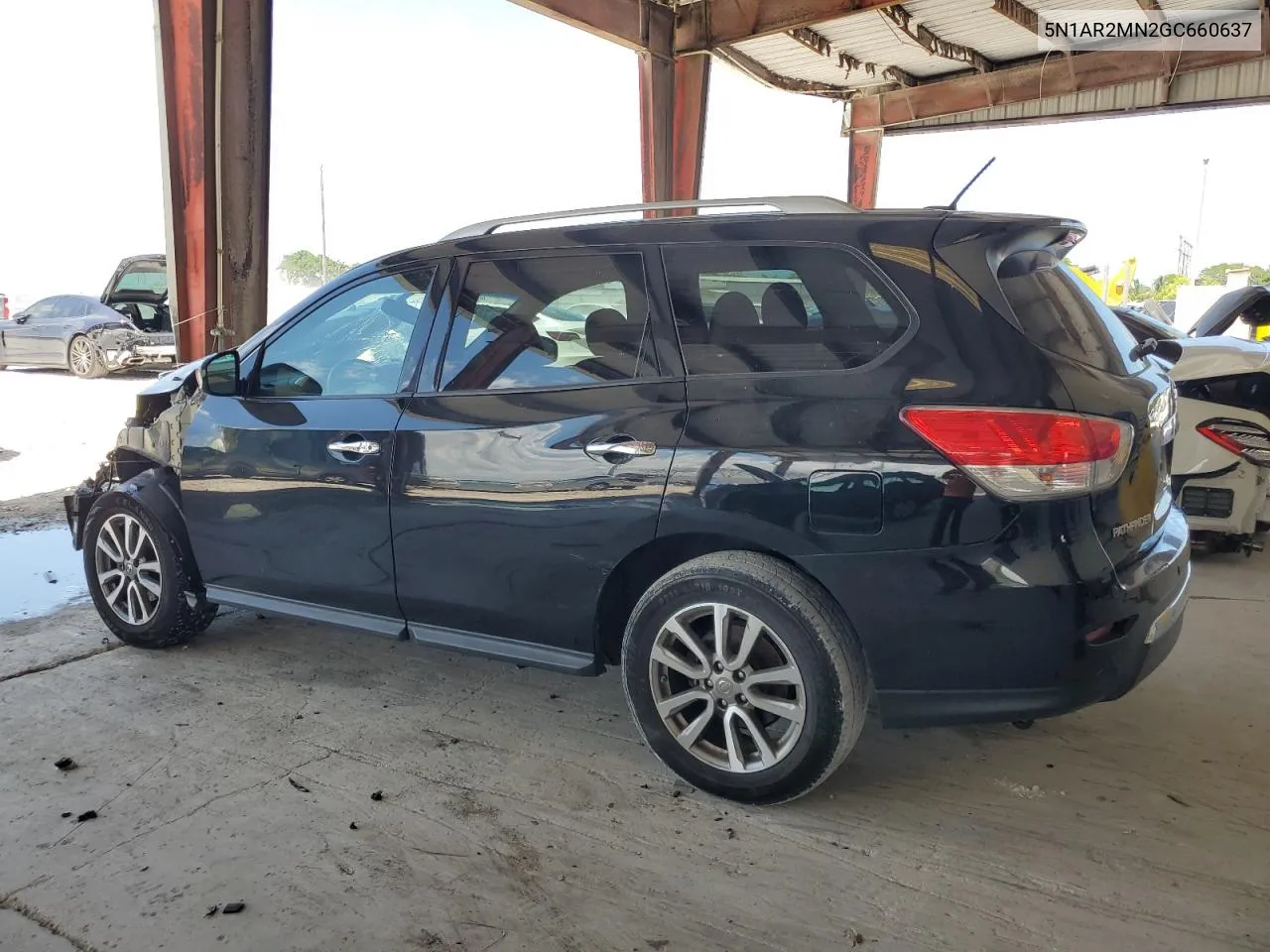 2016 Nissan Pathfinder S VIN: 5N1AR2MN2GC660637 Lot: 58049814