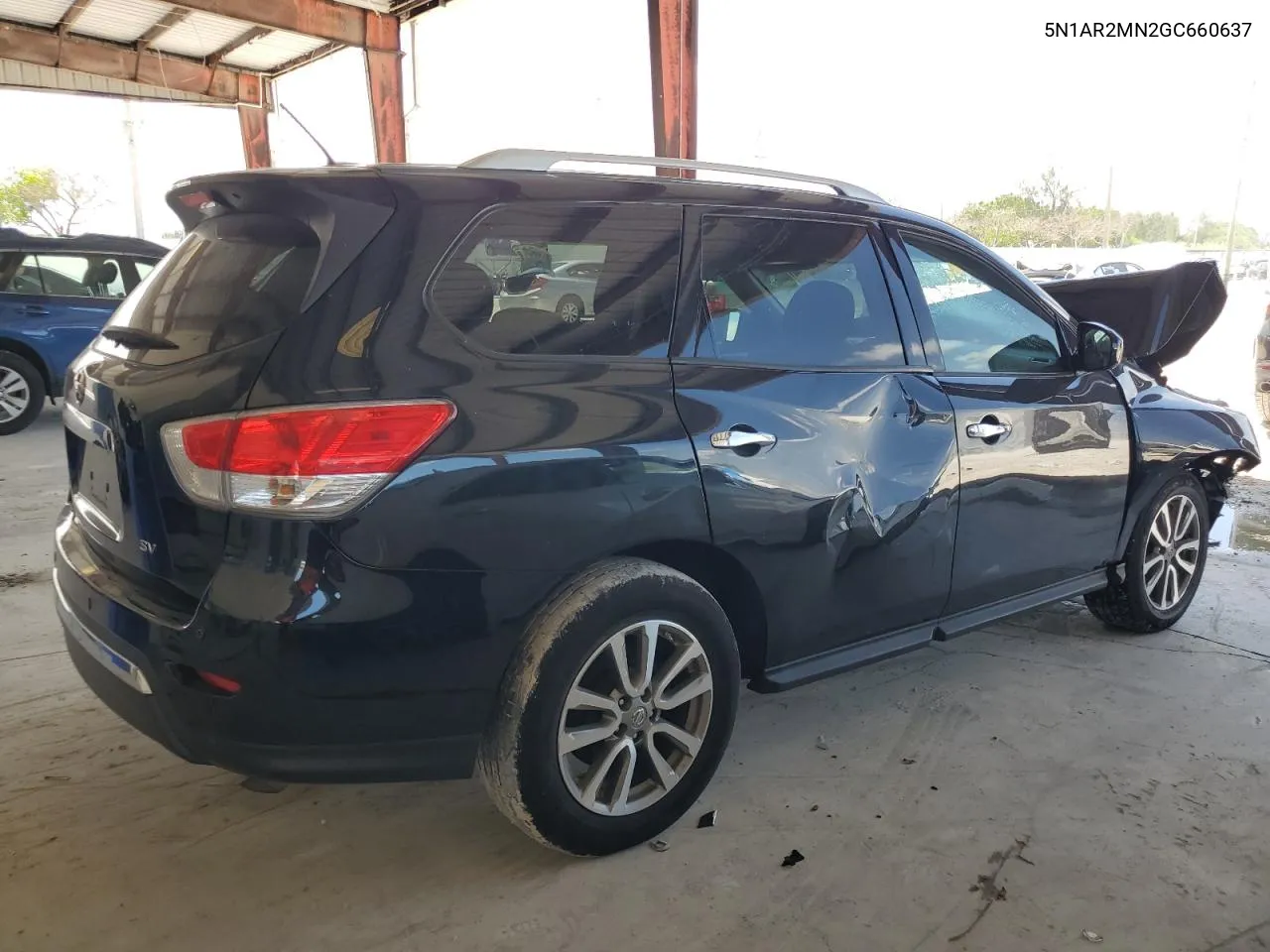 2016 Nissan Pathfinder S VIN: 5N1AR2MN2GC660637 Lot: 58049814