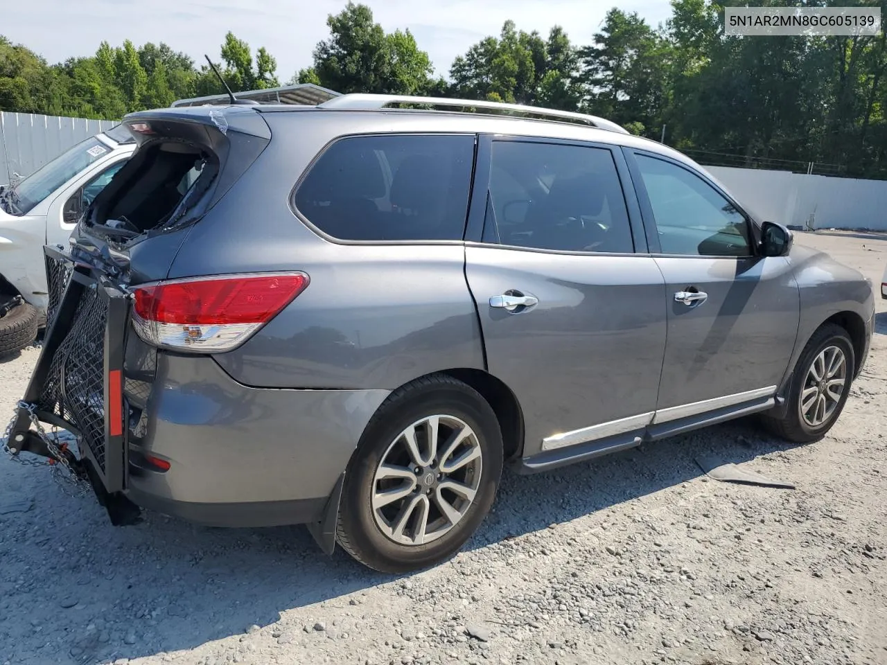 2016 Nissan Pathfinder S VIN: 5N1AR2MN8GC605139 Lot: 58087724