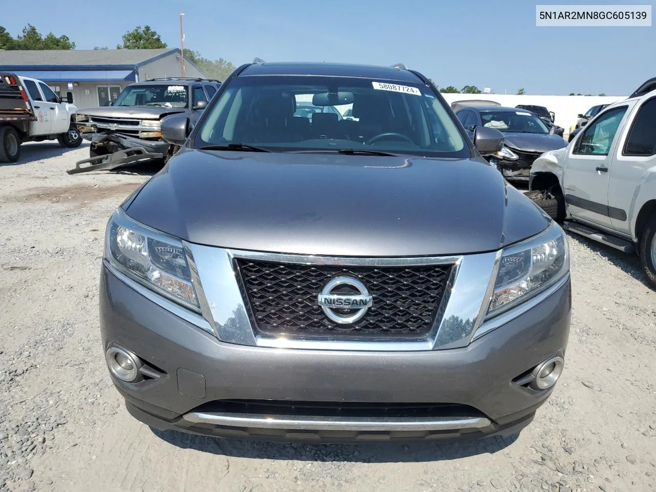 2016 Nissan Pathfinder S VIN: 5N1AR2MN8GC605139 Lot: 58087724