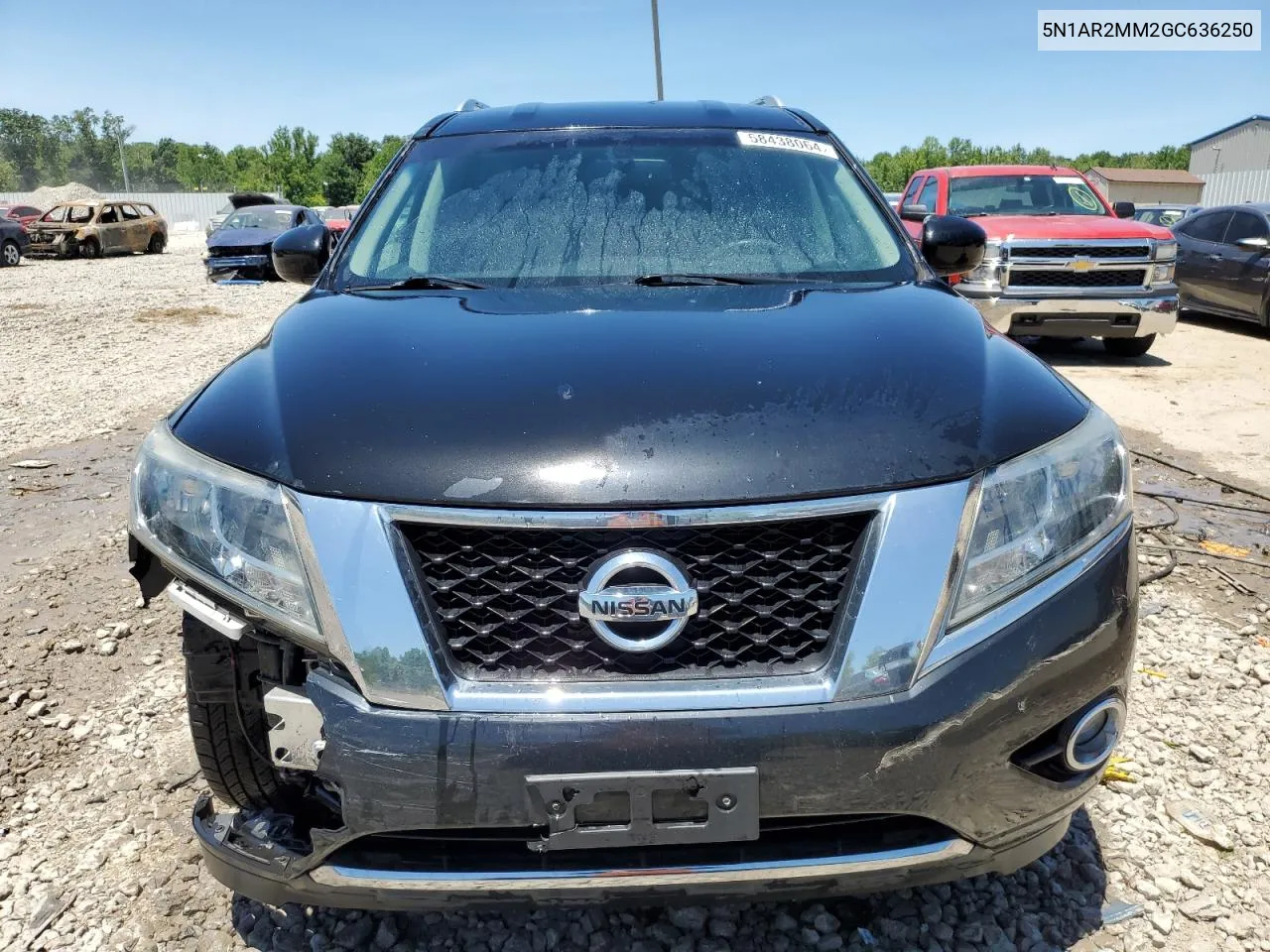 2016 Nissan Pathfinder S VIN: 5N1AR2MM2GC636250 Lot: 58438064