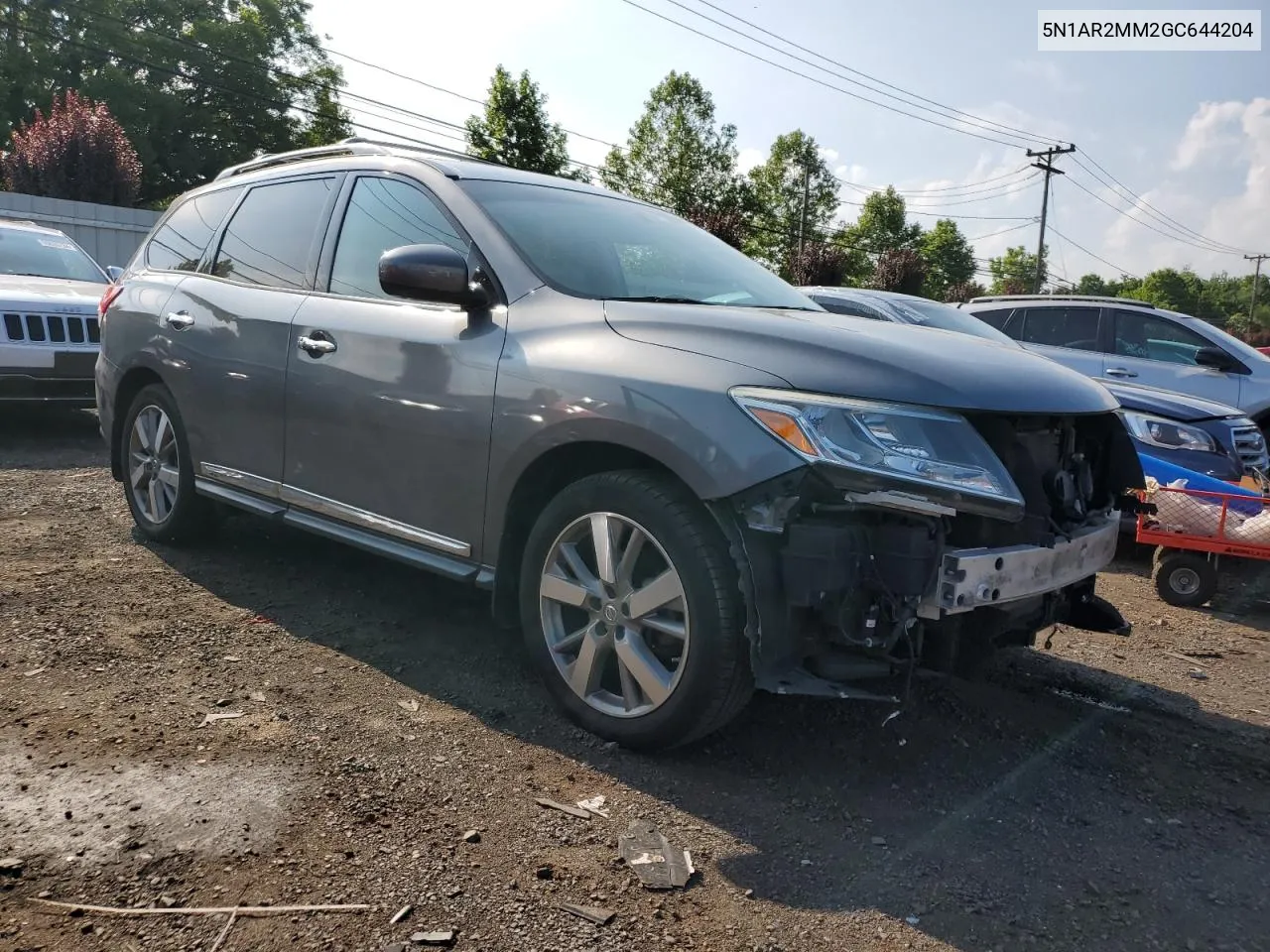 2016 Nissan Pathfinder S VIN: 5N1AR2MM2GC644204 Lot: 59034874