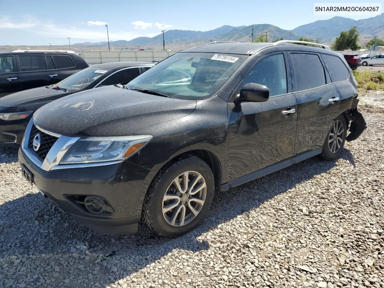 2016 Nissan Pathfinder S VIN: 5N1AR2MM2GC604267 Lot: 59786154