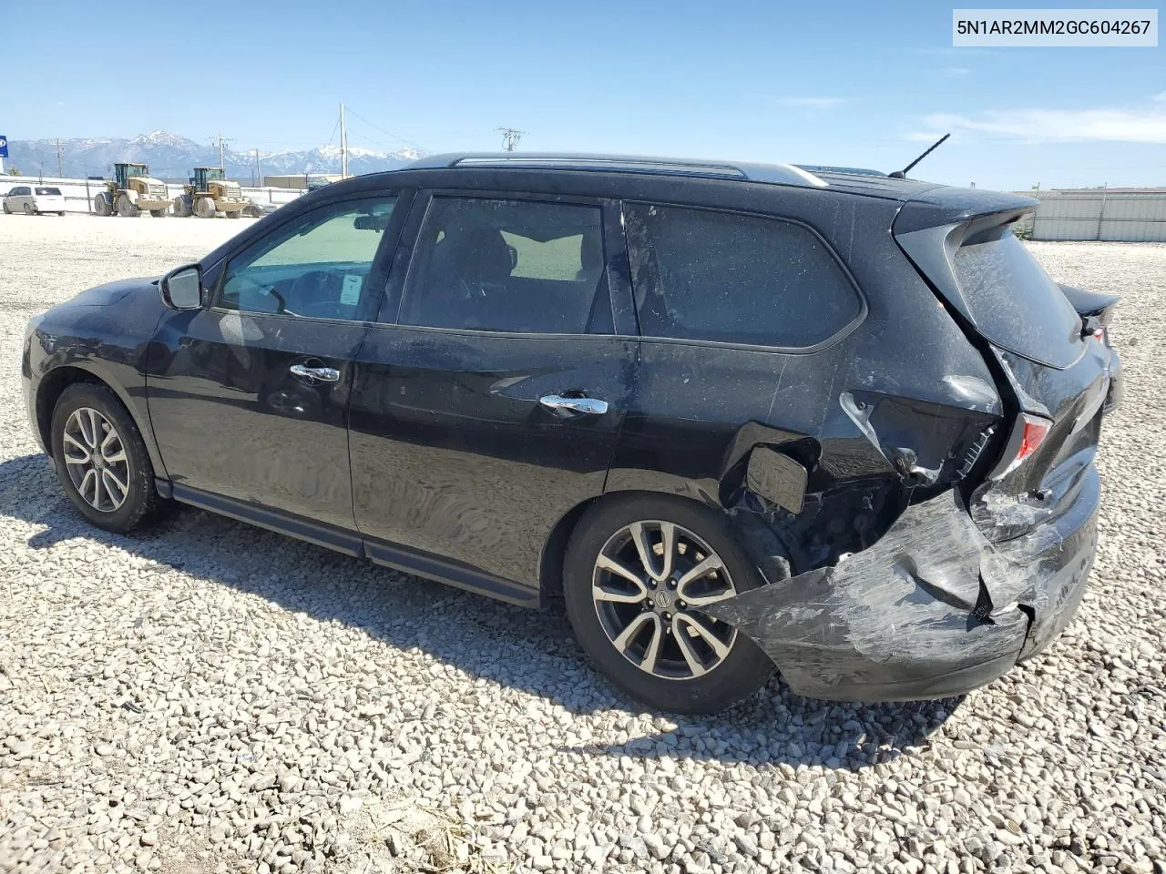 2016 Nissan Pathfinder S VIN: 5N1AR2MM2GC604267 Lot: 59786154