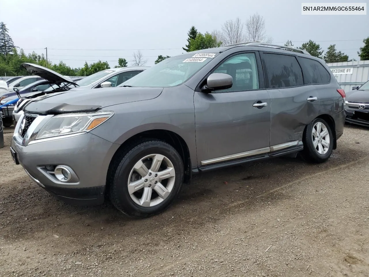 2016 Nissan Pathfinder S VIN: 5N1AR2MM6GC655464 Lot: 61486854