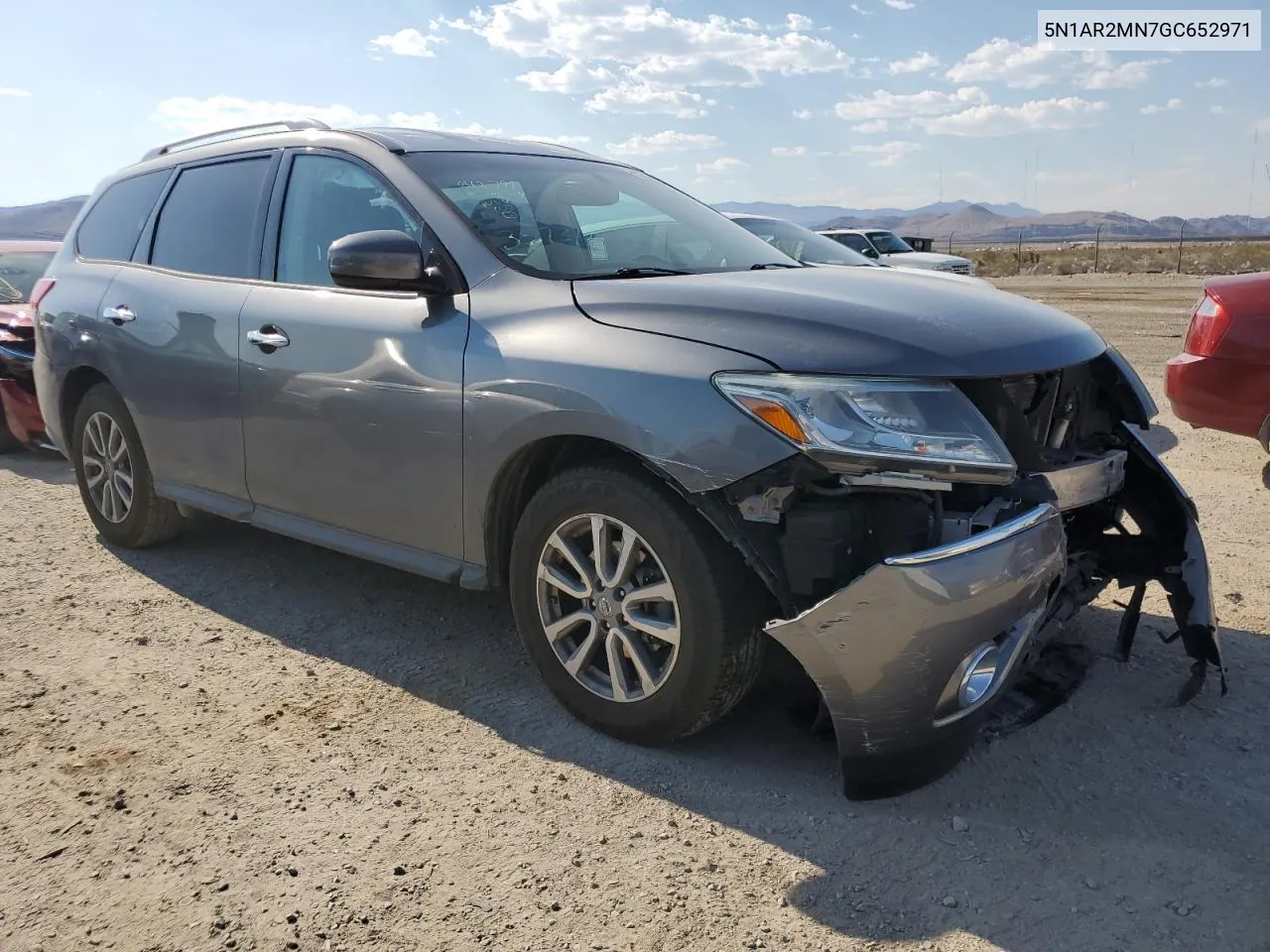 2016 Nissan Pathfinder S VIN: 5N1AR2MN7GC652971 Lot: 62318394