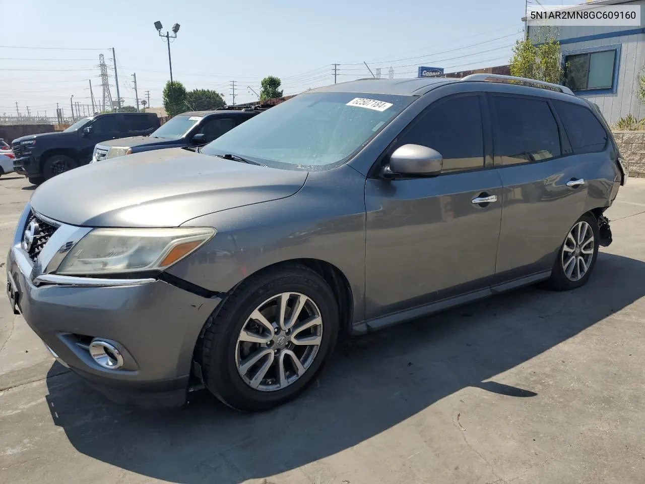 2016 Nissan Pathfinder S VIN: 5N1AR2MN8GC609160 Lot: 62507184