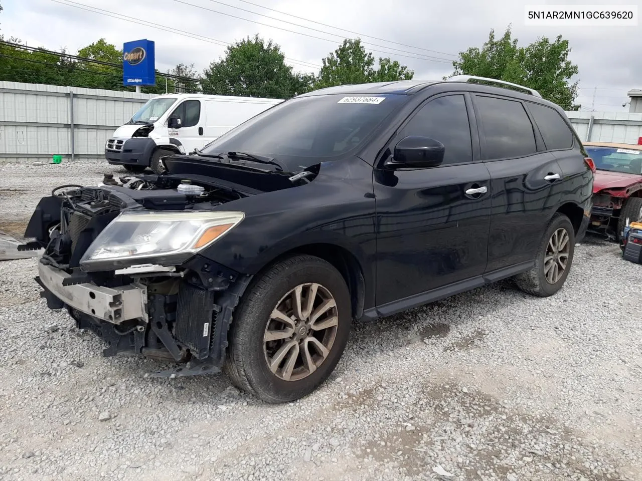 2016 Nissan Pathfinder S VIN: 5N1AR2MN1GC639620 Lot: 62937684