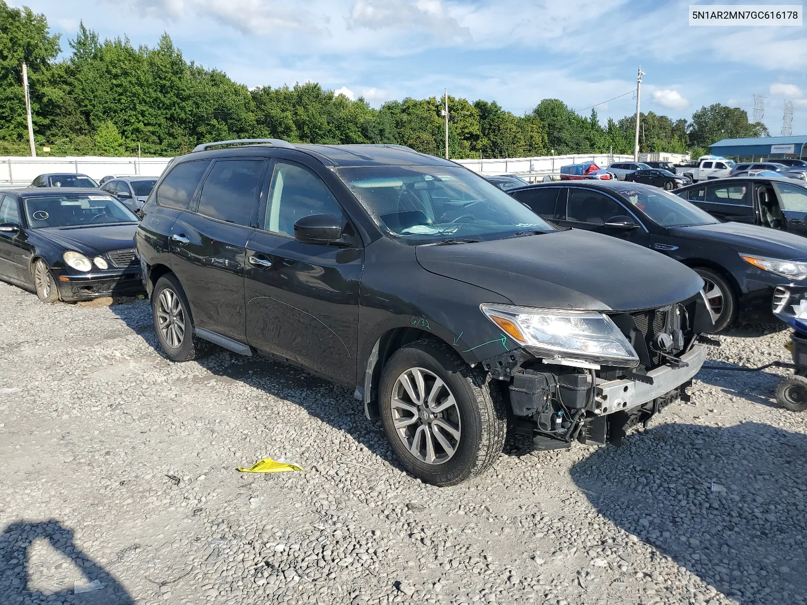 2016 Nissan Pathfinder S VIN: 5N1AR2MN7GC616178 Lot: 63996814