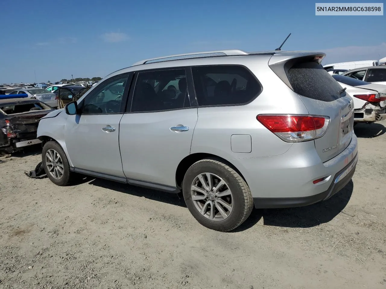 2016 Nissan Pathfinder S VIN: 5N1AR2MM8GC638598 Lot: 64184754