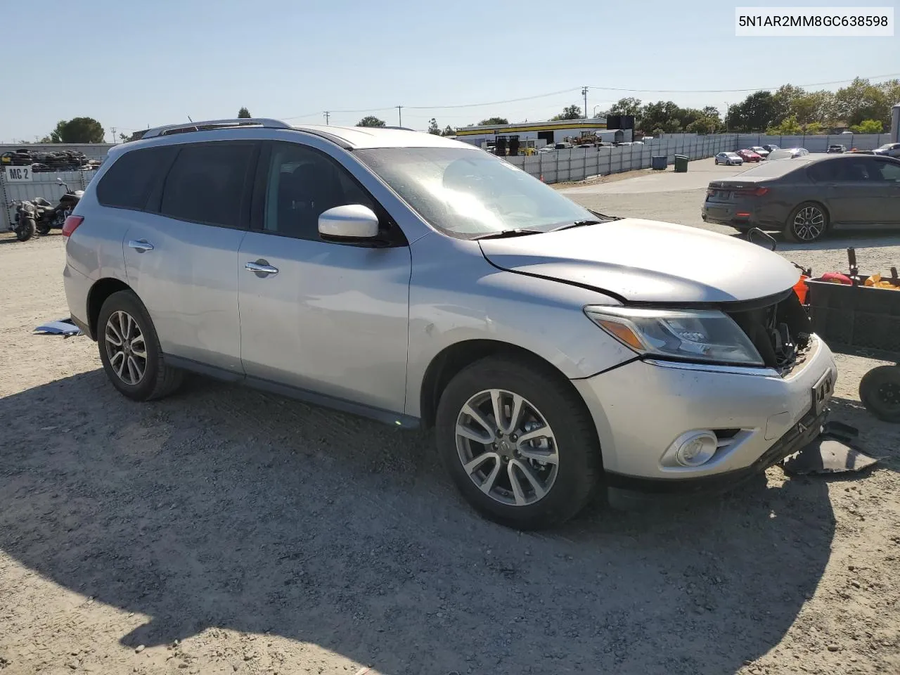 2016 Nissan Pathfinder S VIN: 5N1AR2MM8GC638598 Lot: 64184754