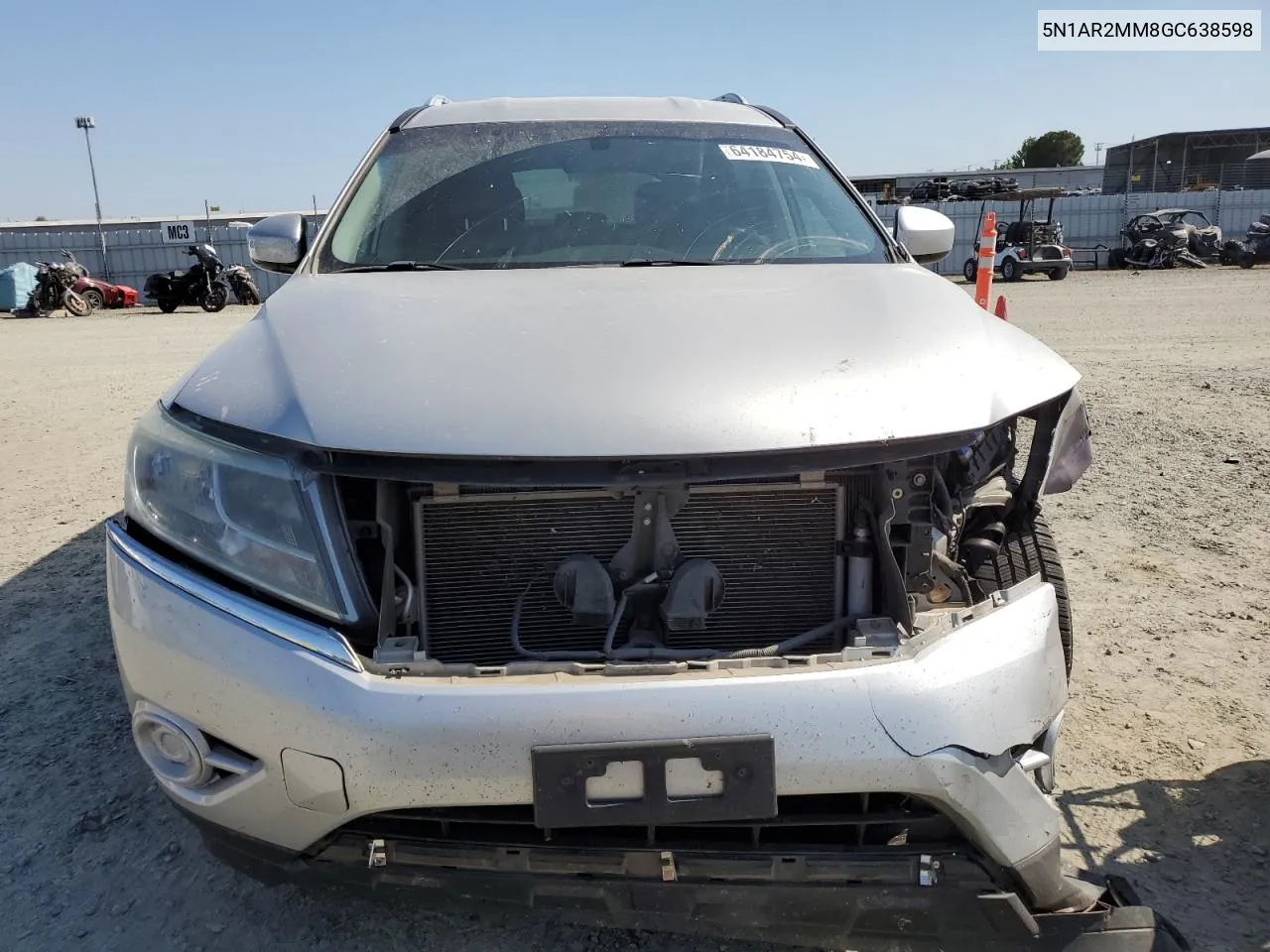 5N1AR2MM8GC638598 2016 Nissan Pathfinder S