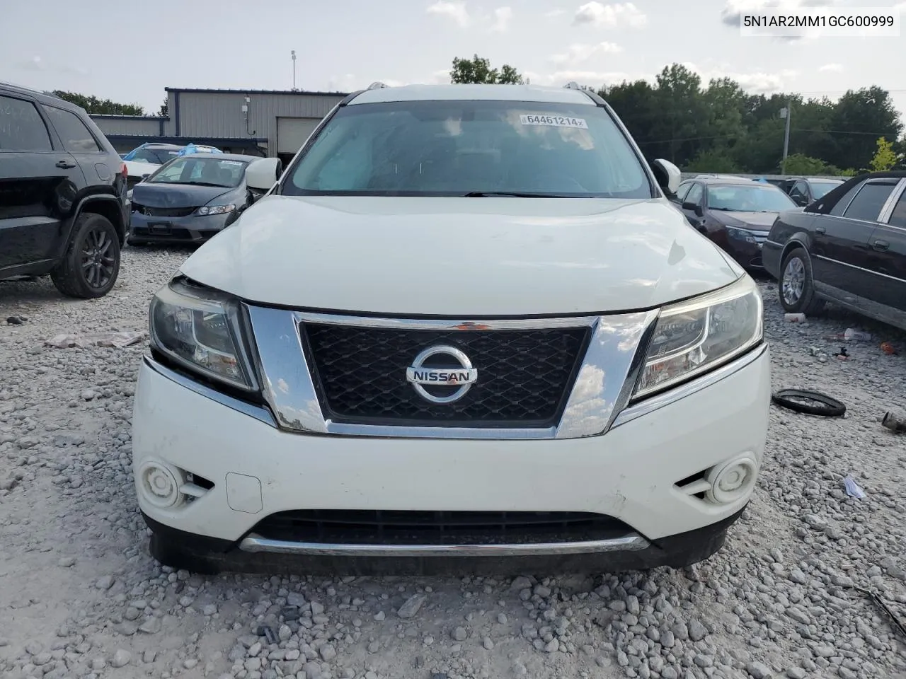 2016 Nissan Pathfinder S VIN: 5N1AR2MM1GC600999 Lot: 64461214