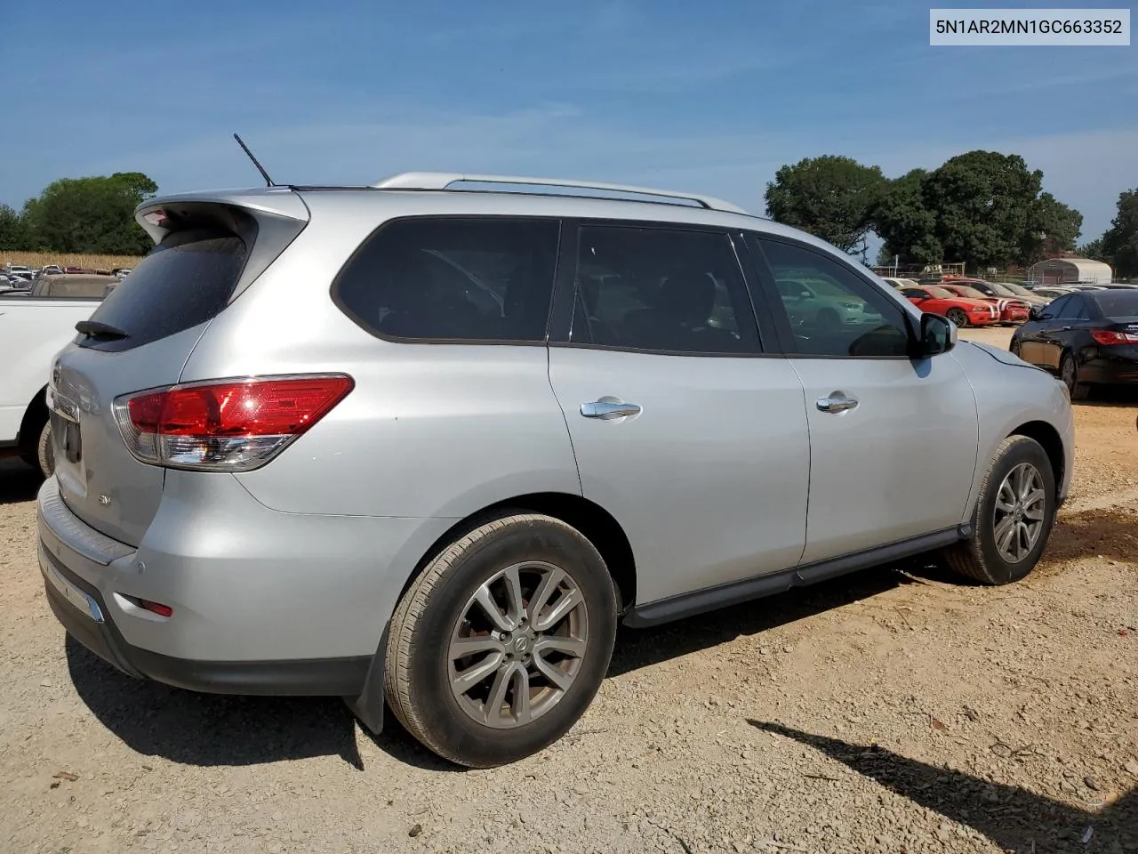 2016 Nissan Pathfinder S VIN: 5N1AR2MN1GC663352 Lot: 67670834