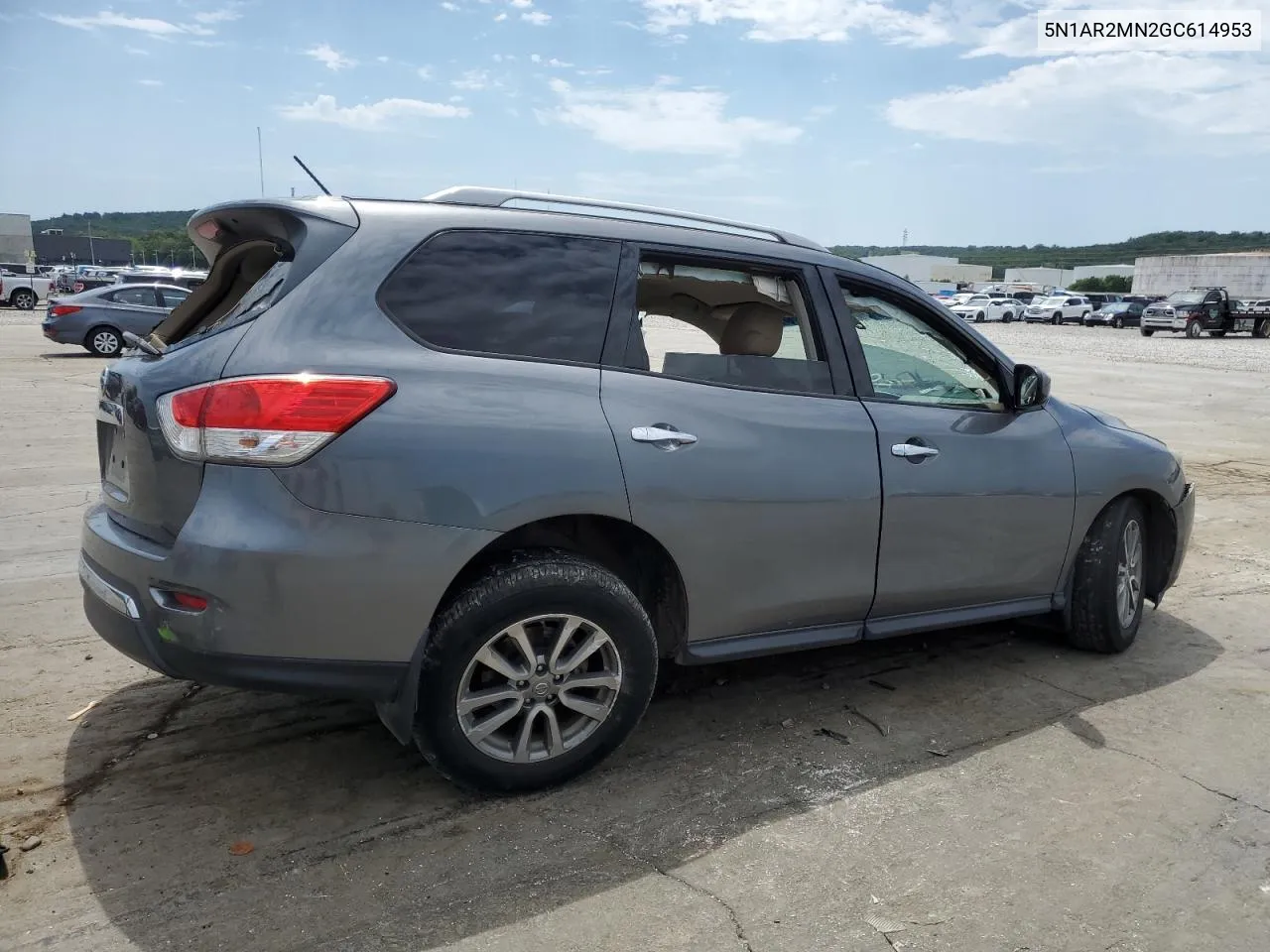 2016 Nissan Pathfinder S VIN: 5N1AR2MN2GC614953 Lot: 67791404