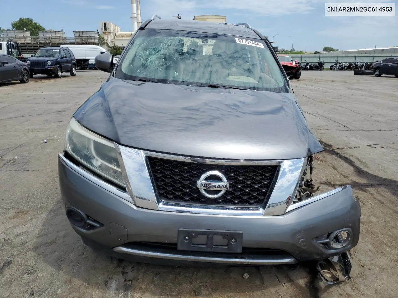 2016 Nissan Pathfinder S VIN: 5N1AR2MN2GC614953 Lot: 67791404