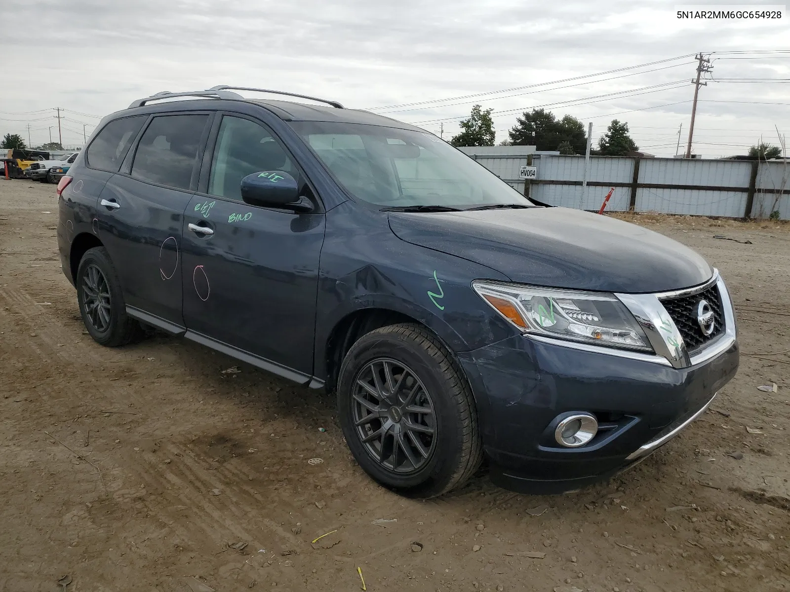 2016 Nissan Pathfinder S VIN: 5N1AR2MM6GC654928 Lot: 68544214