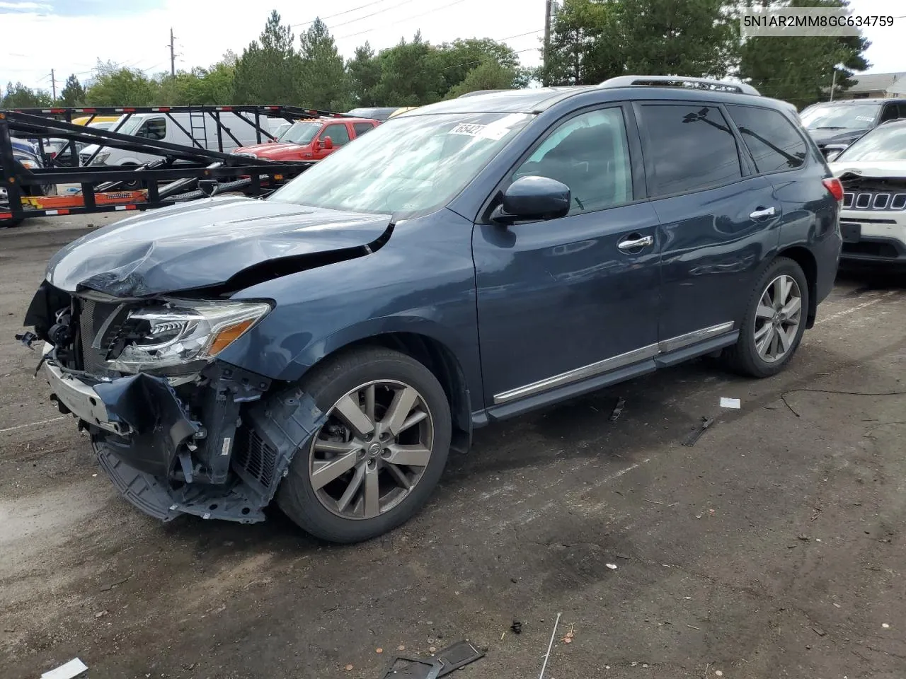 2016 Nissan Pathfinder S VIN: 5N1AR2MM8GC634759 Lot: 68728164