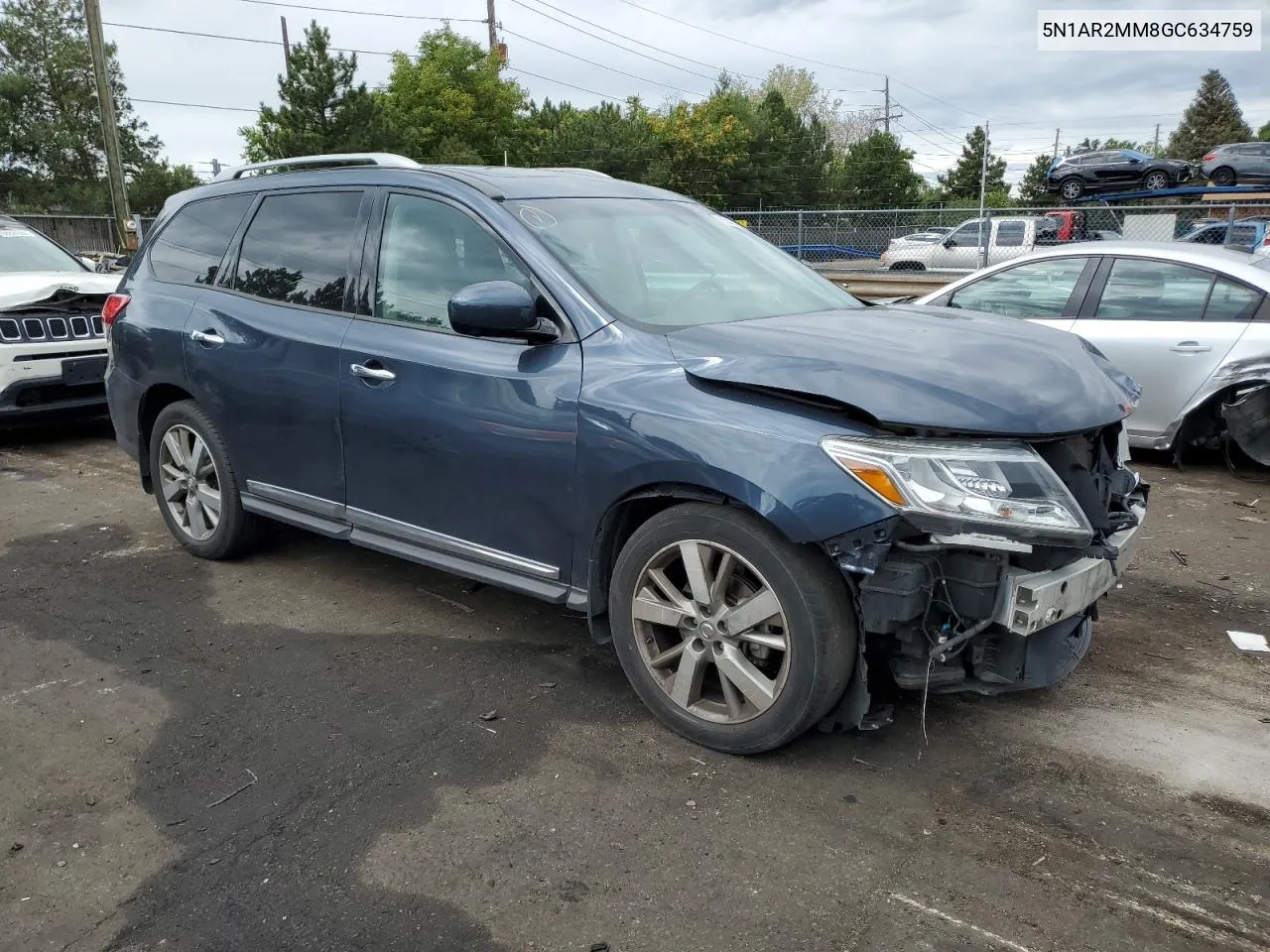 2016 Nissan Pathfinder S VIN: 5N1AR2MM8GC634759 Lot: 68728164