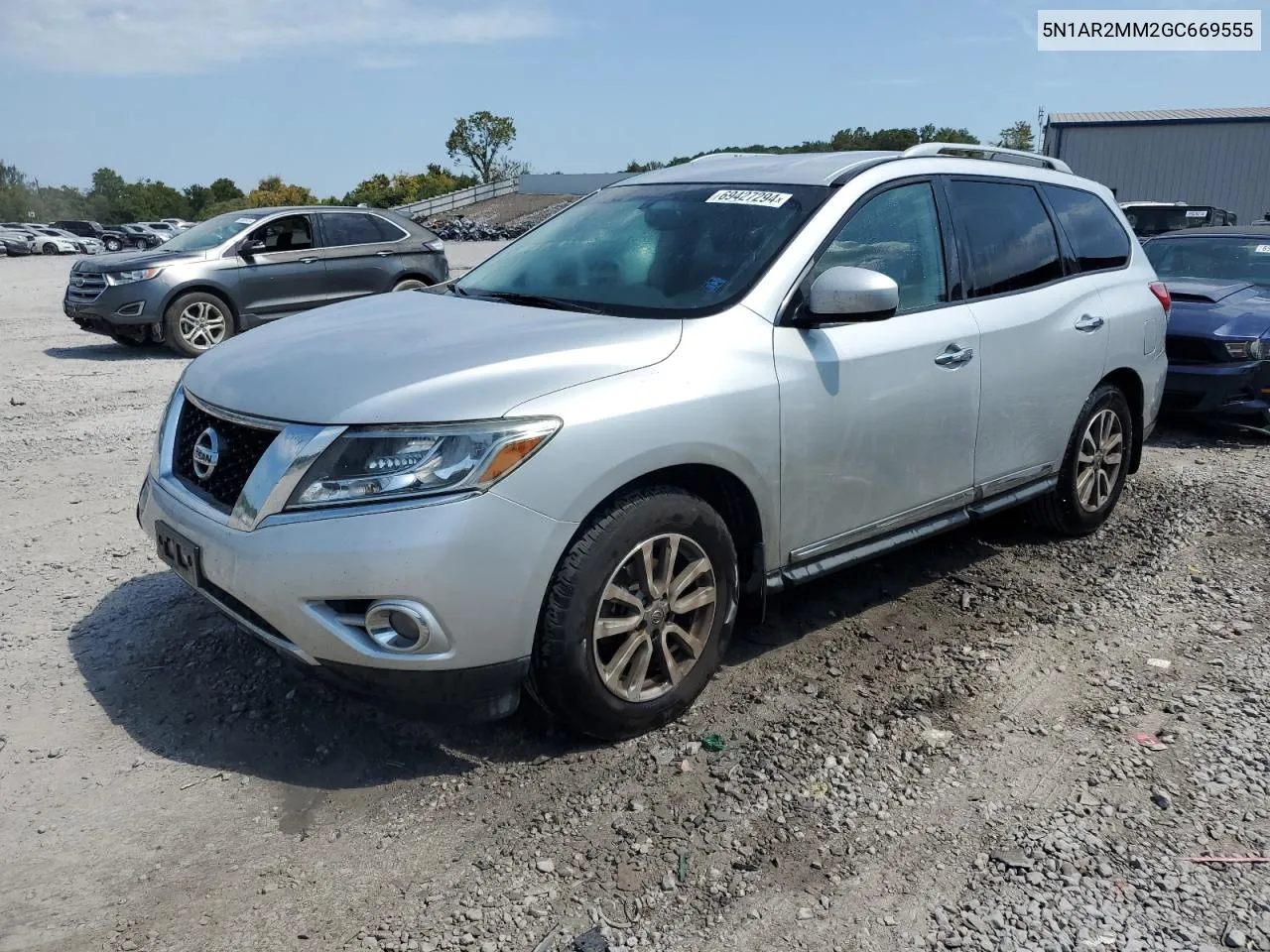 2016 Nissan Pathfinder S VIN: 5N1AR2MM2GC669555 Lot: 69427294