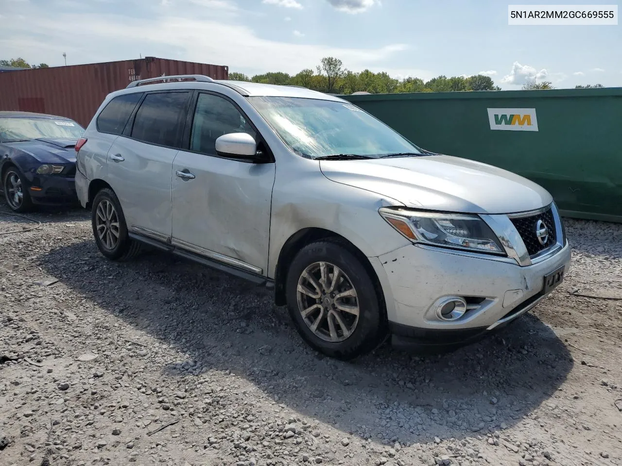 2016 Nissan Pathfinder S VIN: 5N1AR2MM2GC669555 Lot: 69427294