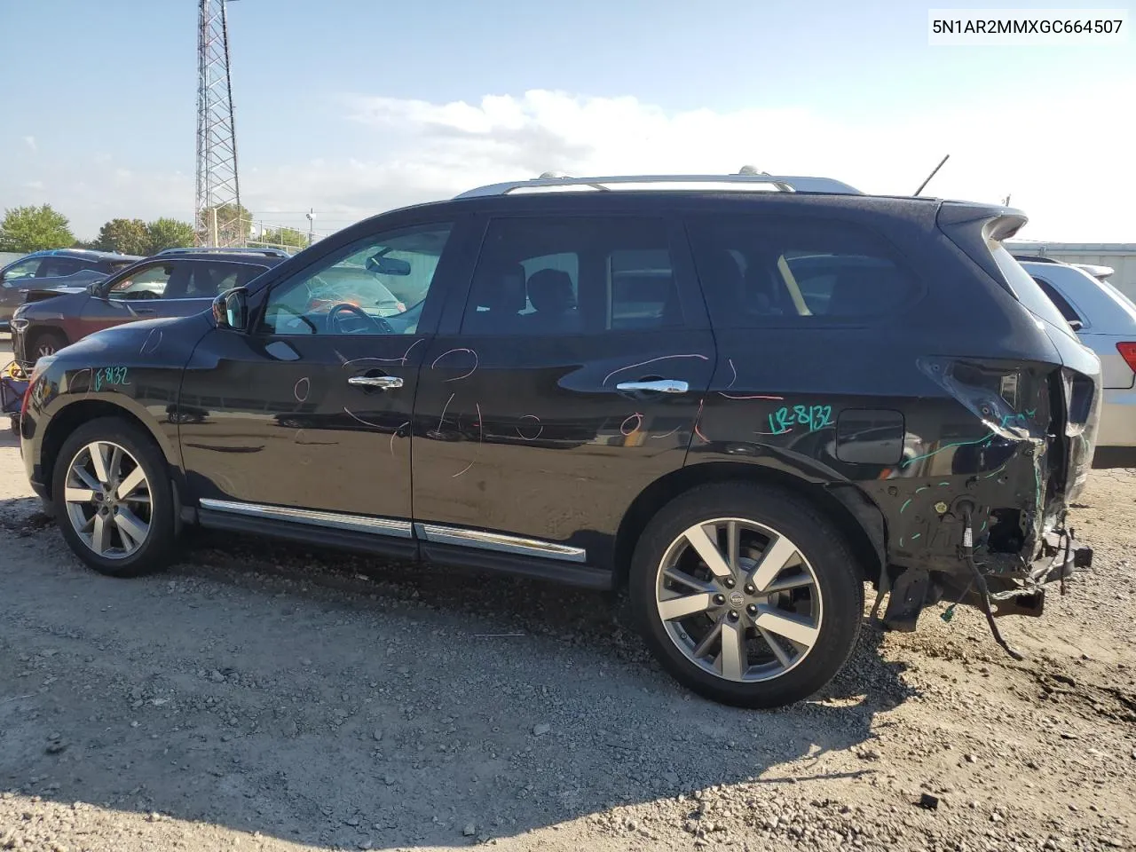 2016 Nissan Pathfinder S VIN: 5N1AR2MMXGC664507 Lot: 69879494