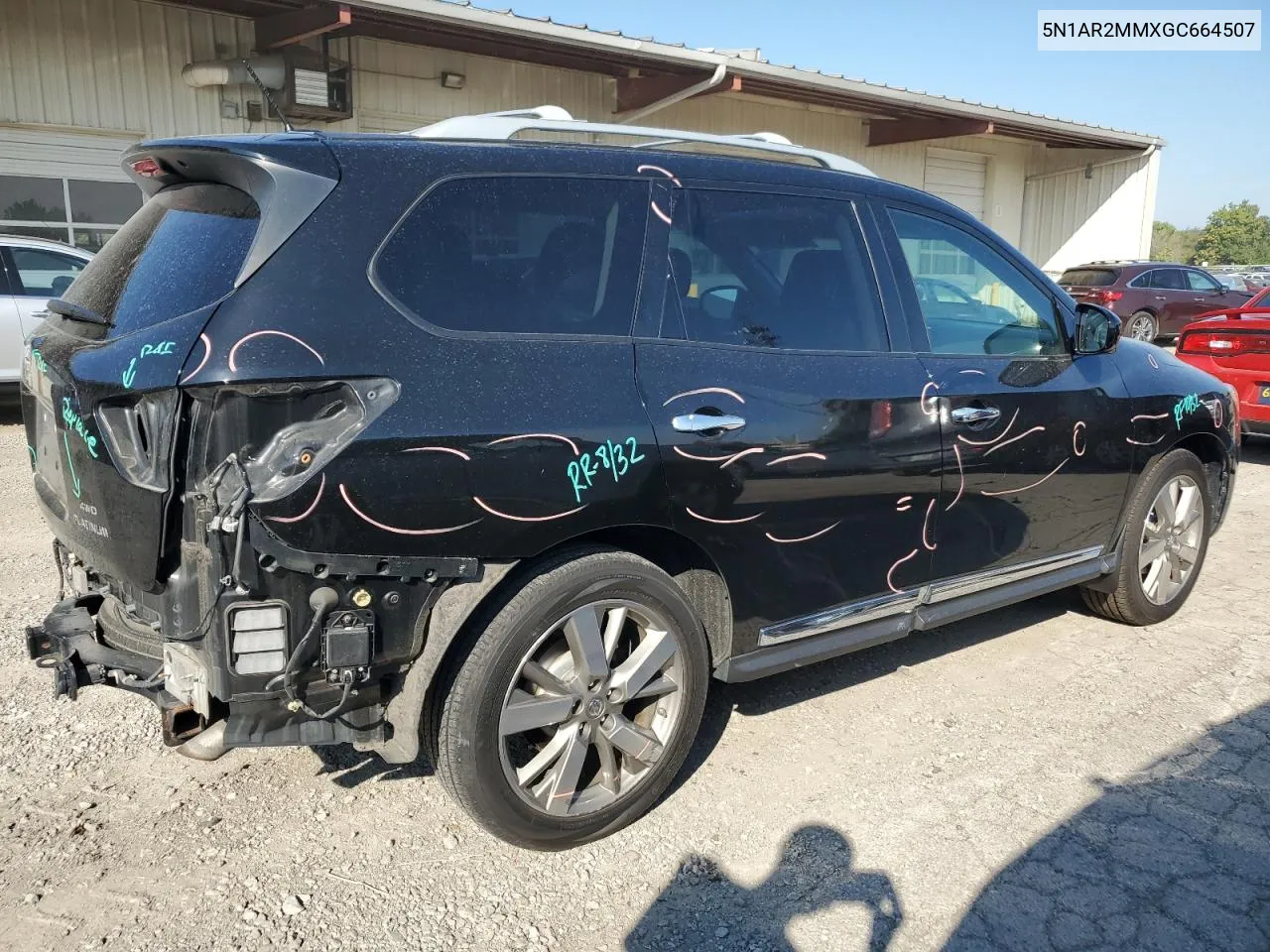 2016 Nissan Pathfinder S VIN: 5N1AR2MMXGC664507 Lot: 69879494