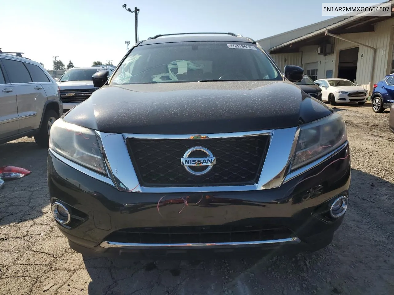 2016 Nissan Pathfinder S VIN: 5N1AR2MMXGC664507 Lot: 69879494