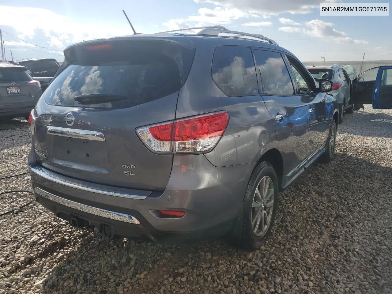 2016 Nissan Pathfinder S VIN: 5N1AR2MM1GC671765 Lot: 70257894