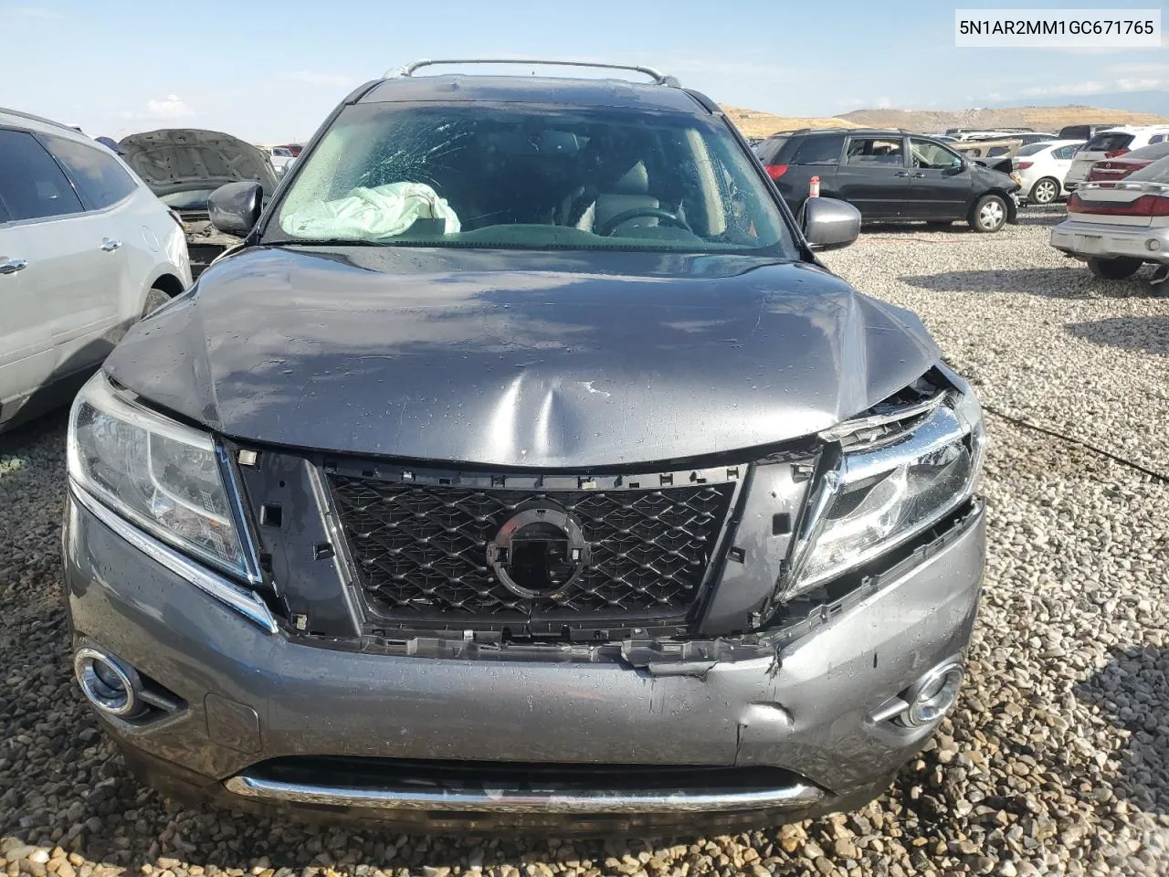 2016 Nissan Pathfinder S VIN: 5N1AR2MM1GC671765 Lot: 70257894