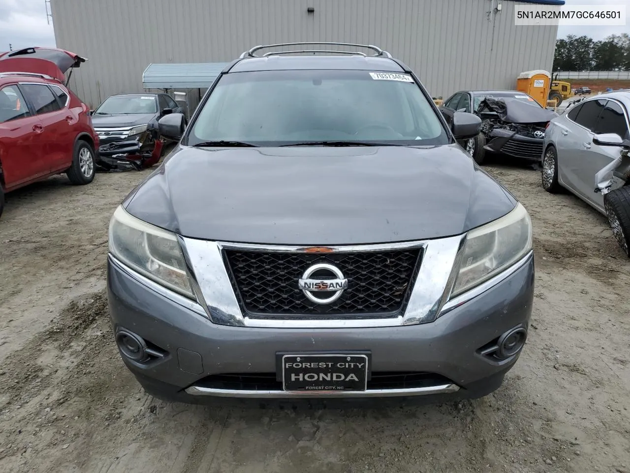 2016 Nissan Pathfinder S VIN: 5N1AR2MM7GC646501 Lot: 70373464