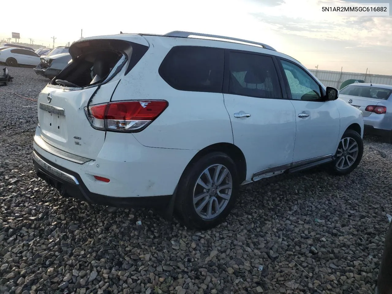 2016 Nissan Pathfinder S VIN: 5N1AR2MM5GC616882 Lot: 70526754