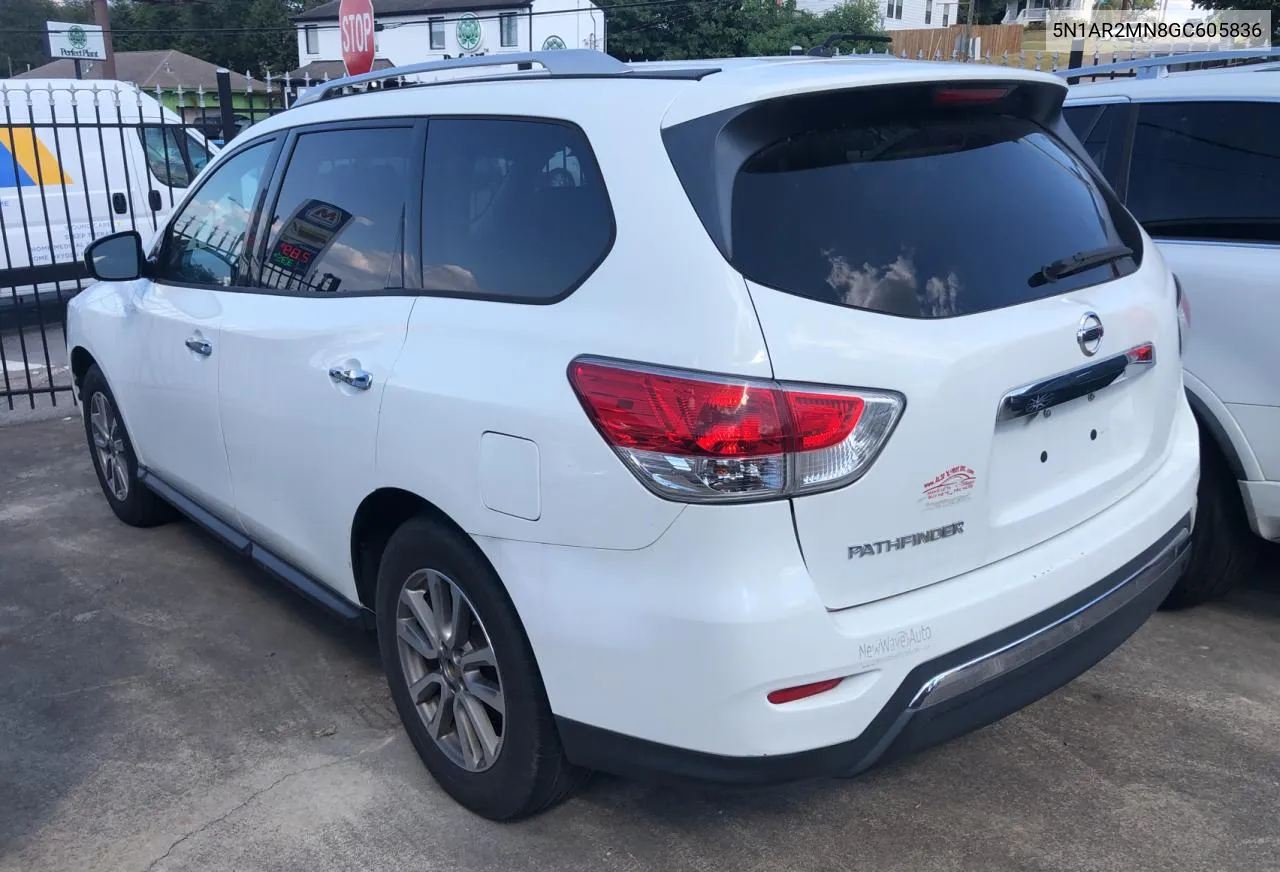 2016 Nissan Pathfinder S VIN: 5N1AR2MN8GC605836 Lot: 70689494